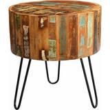 Multicoloured Tables Reclaimed Boat Side Small Table
