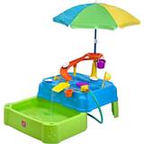 Fabric Water Sports Step2 Waterpark Wonders Two Tier Water Table