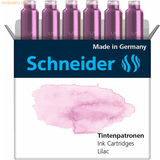 Schneider Pastell Tintenpatronen für Füller Lilac 6 St