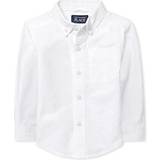 9-12M Shirts Children's Clothing The Children's Place Toddler Boy's Uniform Oxford Button Down Shirt - White