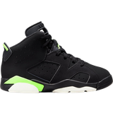 Nylon Sport Shoes Nike Air Jordan 6 Retro PS - Black/Electric Green
