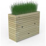 Self-Watering Pots, Plants & Cultivation Forest Linear Planter with Storage 40x120x91.1cm