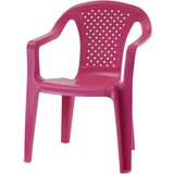 Chairs Kid's Room ProGarden Pink, Single Plastic Chairs Coloured Stackable Sturdy