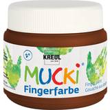 Brown Finger Paints Kreul Fingerfarbe MUCKI, braun, 150 ml