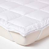 Mattress Covers Homescapes Pure Mulberry Silk Blend Mattress Cover White (200x180cm)