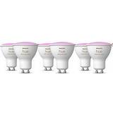 Light Bulbs Philips Hue White & Colour Ambiance LED Lamps 5W GU10