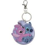 Pink Wallets & Key Holders Disney Lilo & Stitch Pink & Blue BFF Keyring Set