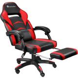 Tectake Gaming Chairs tectake Gaming chair Comodo With footrest black/red