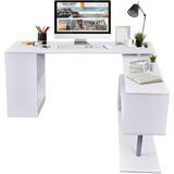 Homcom L-Shaped Writing Desk 120x140cm