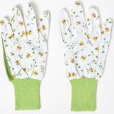 Homescapes Gardening Gloves Pot Holders Green, White