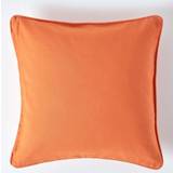 Cushion Covers Homescapes Cotton Cushion Cover Orange