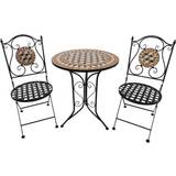 Garden Dining Chairs Bistro Sets OutSunny 3 Bistro Set