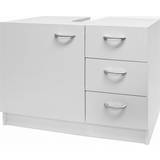 White Vanity Units for Single Basins Casaria (100493)