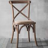 Cottons Chairs Gallery Cafe Natural Linen Kitchen Chair 2pcs