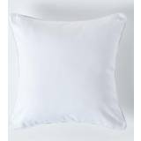 Homescapes Cotton Cushion Cover White