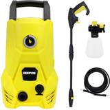 Mains Pressure Washers Geepas Electric High Pressure Washer 2500W Powerful Jet Wash 105 Bar