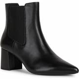 Geox Ankle Boots Geox Black 'D Bigliana A' Leather Ankle Boots