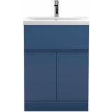 Blue Vanity Units for Single Basins Hudson Reed Standing Vanity Unit