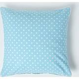 Homescapes Polka Dots Cushion Cover Blue (60x60cm)