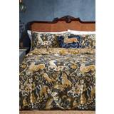 Yellow Bed Linen Paoletti Cotton 200 Thread Count Duvet Cover Blue, Yellow