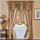 Brown Valances Achim Wide Width Ombre Waterfall