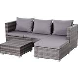 Outdoor Lounge Sets OutSunny 860-091V70 Outdoor Lounge Set, 1 Table incl. 2 Sofas