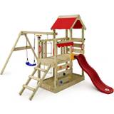 Swings - Wooden Toys Playground Wickey Climbing Frame Turboflyer