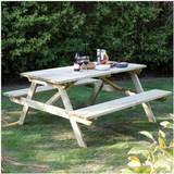 Rowlinson Picnic Tables Garden & Outdoor Furniture Rowlinson 4ft Picnic Bench L