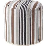 Homescapes Filled Natural Pouffe