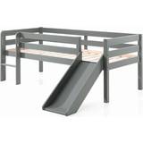 Vipack Pino Low Mid Sleeper Bed with Slide 68.9x81.7"
