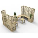 Green Outdoor Sofas & Benches Forest Garden V5 Modular Sofa