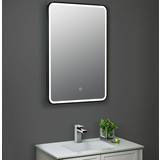 Hudson Reed Black Bathroom 700mm Wall Mirror