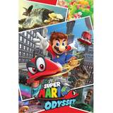Nintendo Super Mario Odyssey Collage Mehrfarbig Poster