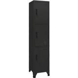 vidaXL Locker with 3 Compartments Storage Cabinet