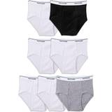 Sleeveless Underpants Fruit of the Loom Boy's Assorted Solid Briefs 7 Pack Assorted
