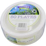 Disposable Plates Eco Super Rigid Biodegradeable Plate 18cm 1x50