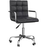 Vinsetto Mid Back Black Office Chair 99cm