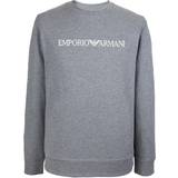 Emporio Armani Tops Emporio Armani Logo Fleece Jumper - Gray
