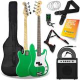 Green Electric Basses 3rd Avenue Full Size Pack