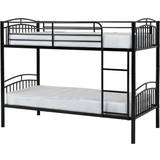 Black Beds & Mattresses SECONIQUE Ventura 3 Bunk Bed 154x201cm