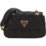 Guess Giully Quilted Mini Crossbody Bag - Black