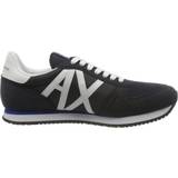 Polyamide Trainers Armani Exchange Sneakers With Logo M - Midnight Blue