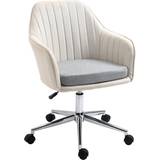 Beige Chairs Vinsetto Leisure Office Chair