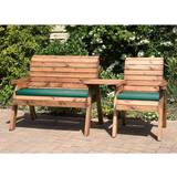 Green Outdoor Sofas Garden & Outdoor Furniture Charles Taylor 3 Seat Companion Outdoor Sofa