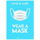 Transparency Films Avery Wear A Mask Poster A4 Pack 2