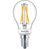E14 Halogen Lamps Philips Classic 3.5W E14/SES Golf Ball Dimmable Very Warm White 64638700