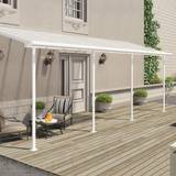 Patio Awnings on sale Palram Canopia Sierra White Non-Retractable Awning, H3M