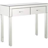 Silver/Chrome Dressing Tables GFW Venetian Mirrored Dressing Table 40x100cm