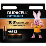 Duracell Batteries - Disposable Batteries Batteries & Chargers Duracell Optimum AAA Alkaline 12-pack