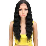 Lace Front Wig 24 inch 1B Natural Black